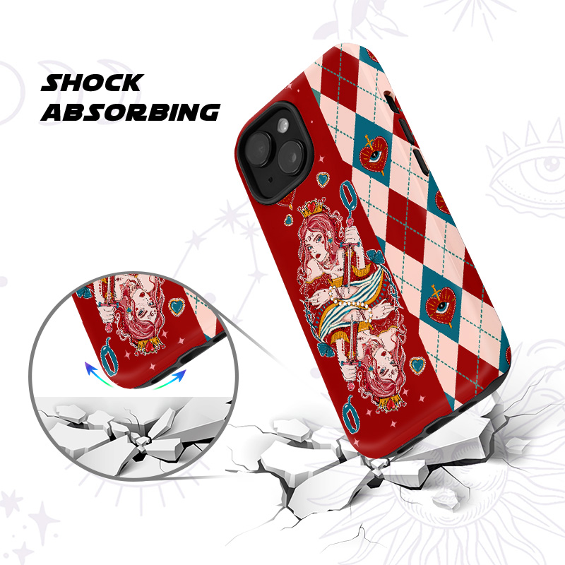 Purplehecate Queen of Hearts Phone Case