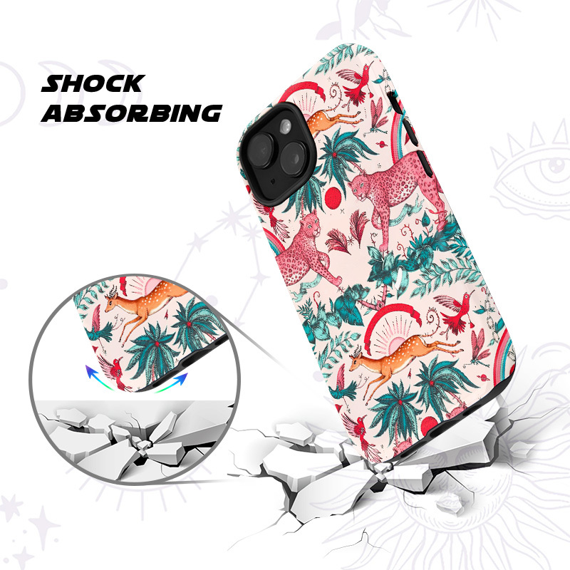 Purplehecate Enchanted Forest Pink Leopard Phone Case