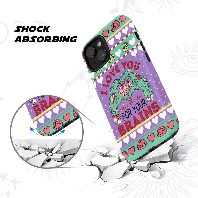 Purplehecate I Love You For Your Brains Phone Case
