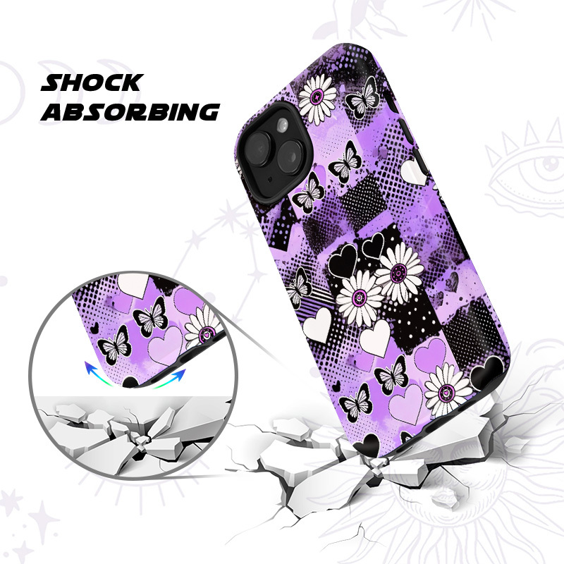 Purplehecate Purple Butterfly Romance Phone Case