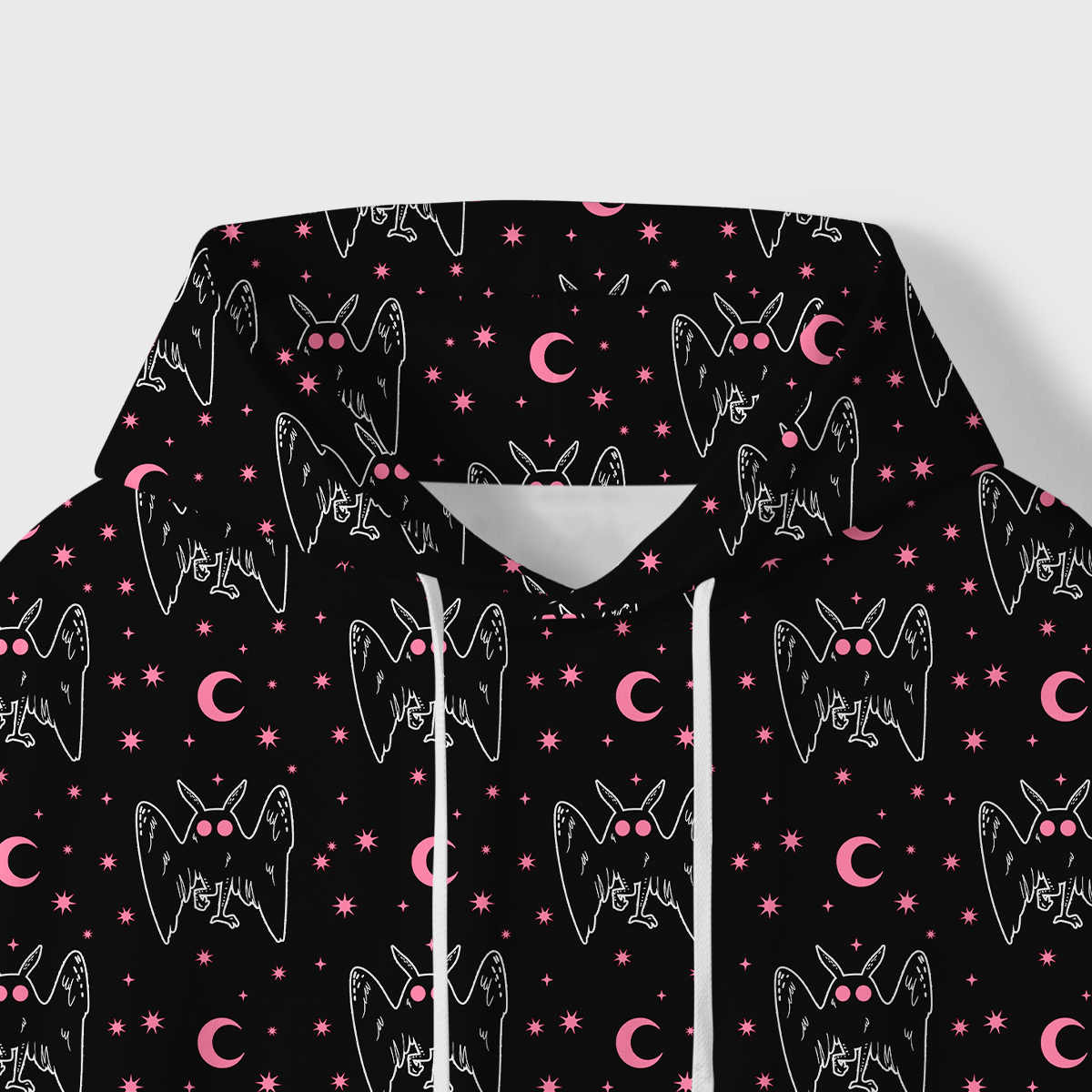 Purplehecate Witchy Mothman Night All-Over Print Hoodie