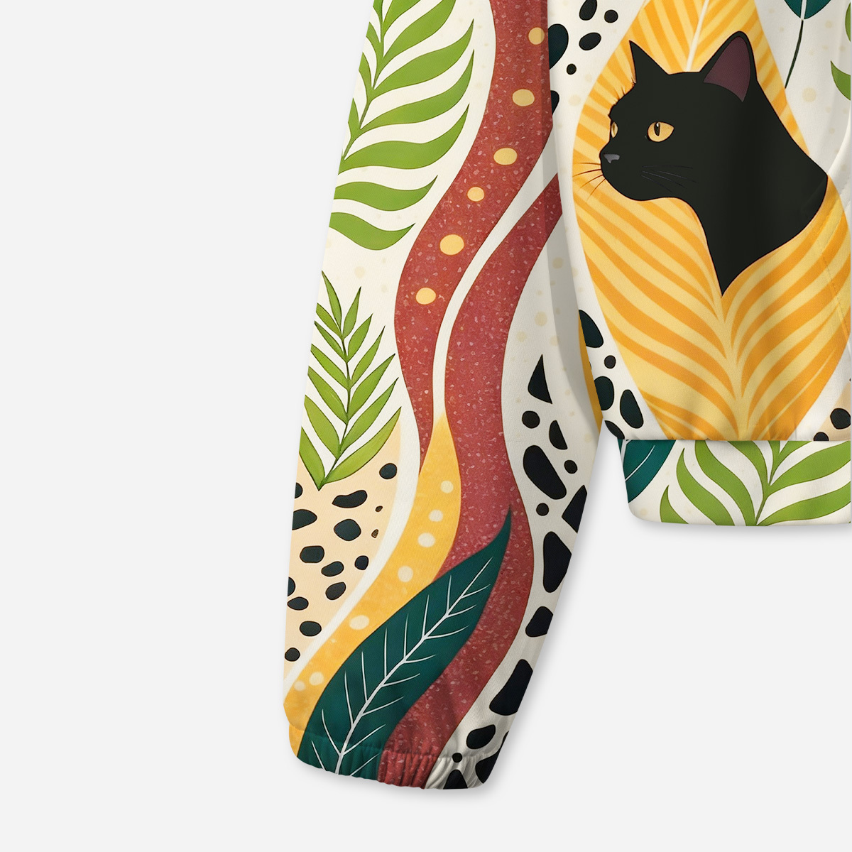 Purplehecate Mystic Forest Cat All-Over Print Hoodie