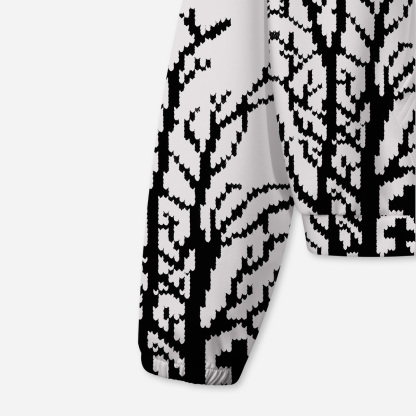 Purplehecate Ravens Over the Spooky Graveyard All-Over Print Hoodie