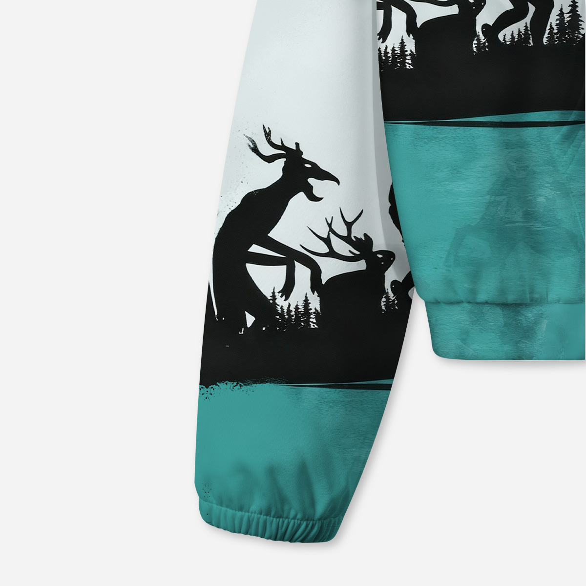 Purplehecate Alien Lake Monster Encounter All-Over Print Hoodie