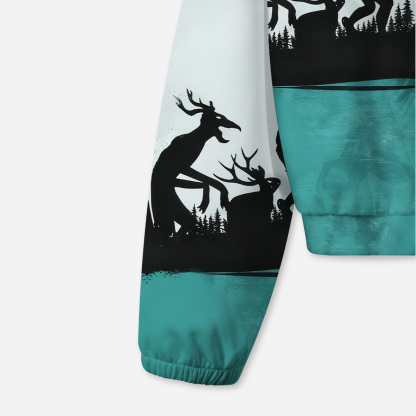 Purplehecate Alien Lake Monster Encounter All-Over Print Hoodie