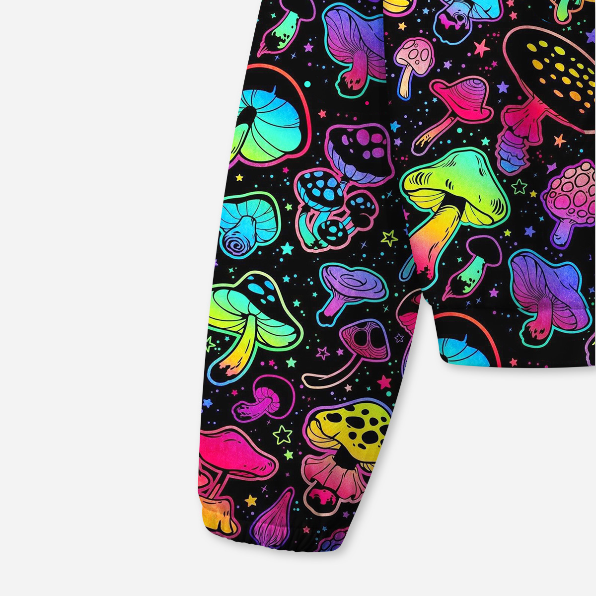 Purplehecate Psychedelic Mushroom Rave All-Over Print Hoodie