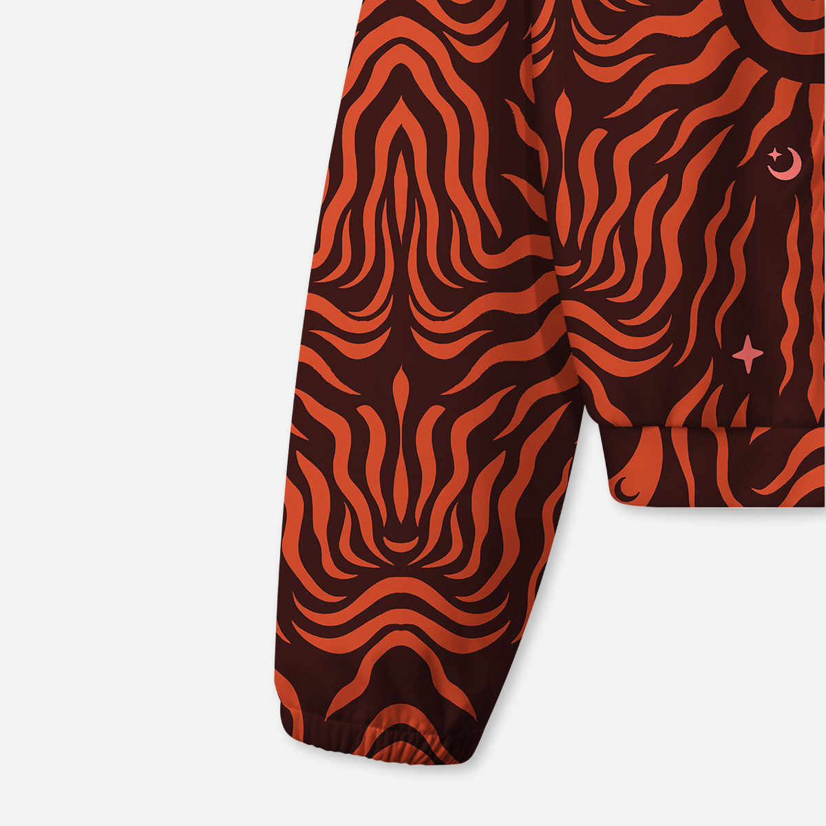 Purplehecate Solar Ritual All-Over Print Hoodie