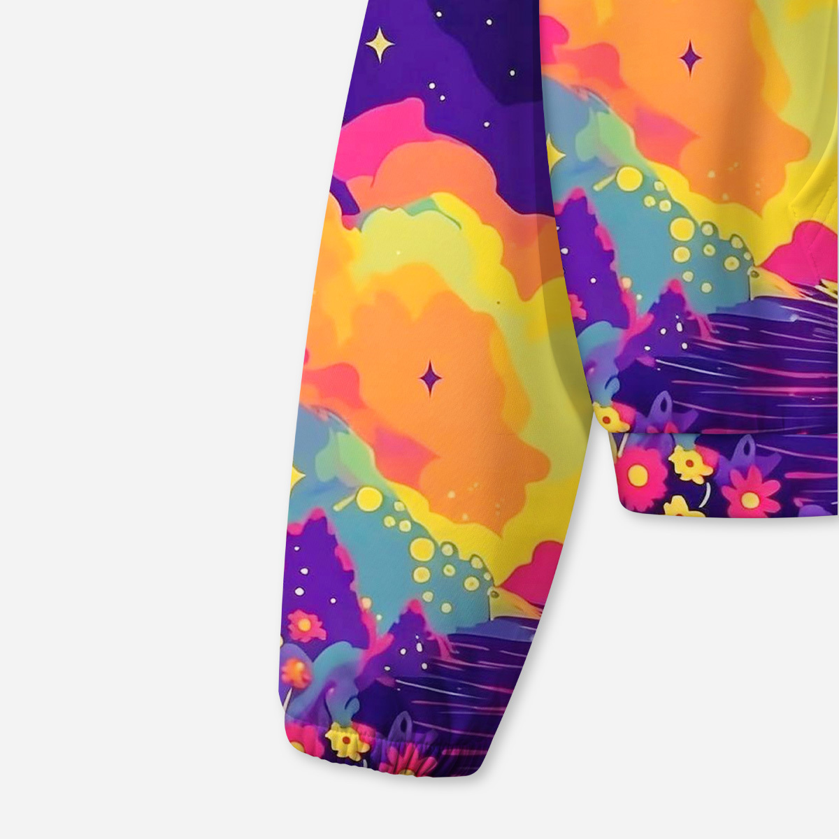 Purplehecate Midnight Cosmic Cat Fantas All-Over Print Hoodie