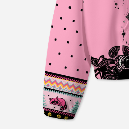 Purplehecate The Team Trash Opossum Tarot All-Over Print Hoodie