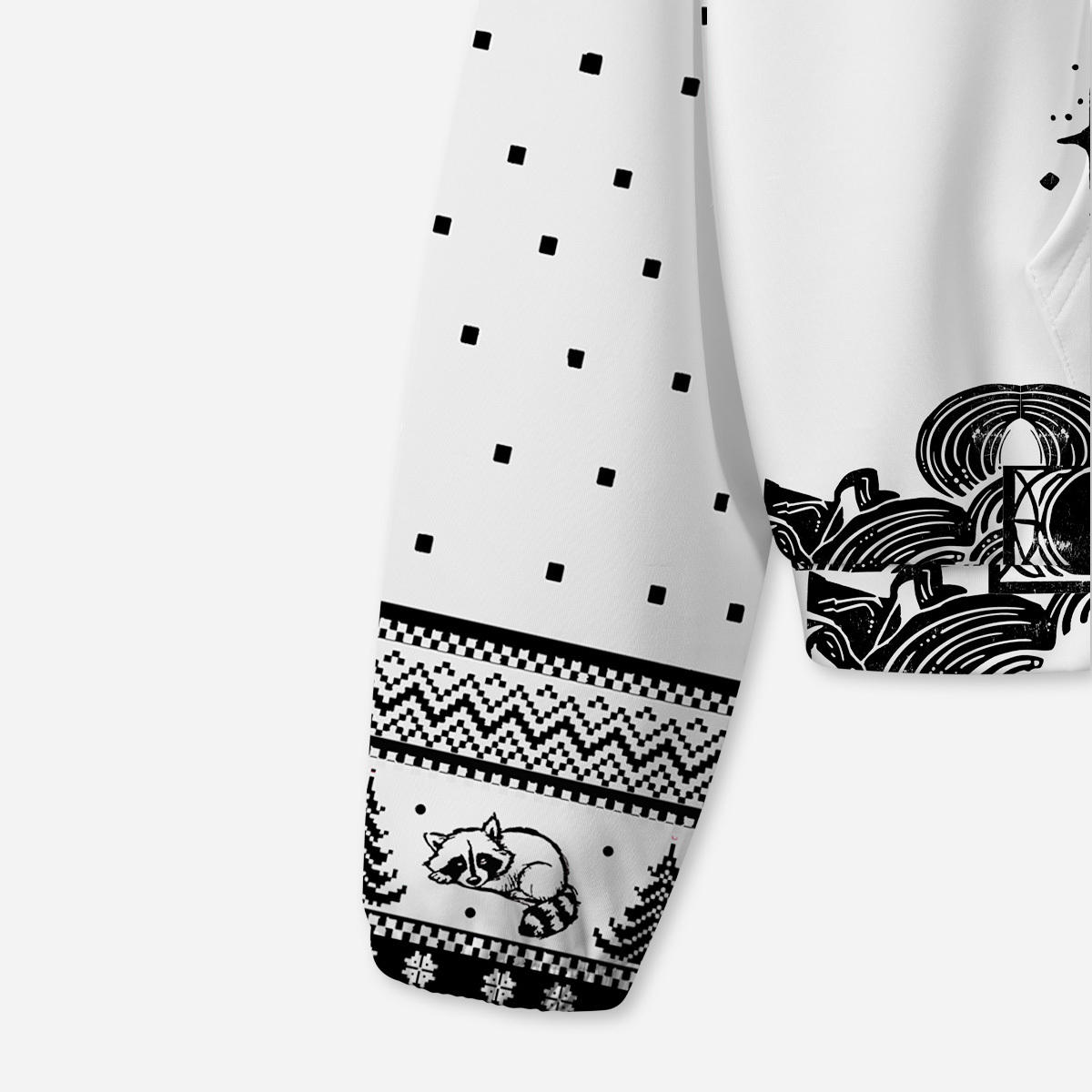 Purplehecate The Team Trash Raccoon Tarot All-Over Print Hoodie