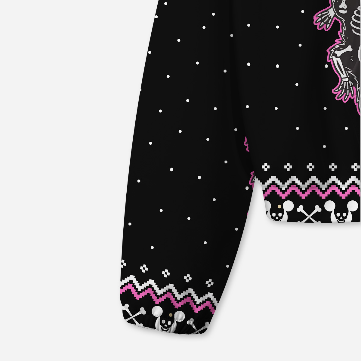 Purplehecate Moonlit Skeleton Rats All-Over Print Hoodie