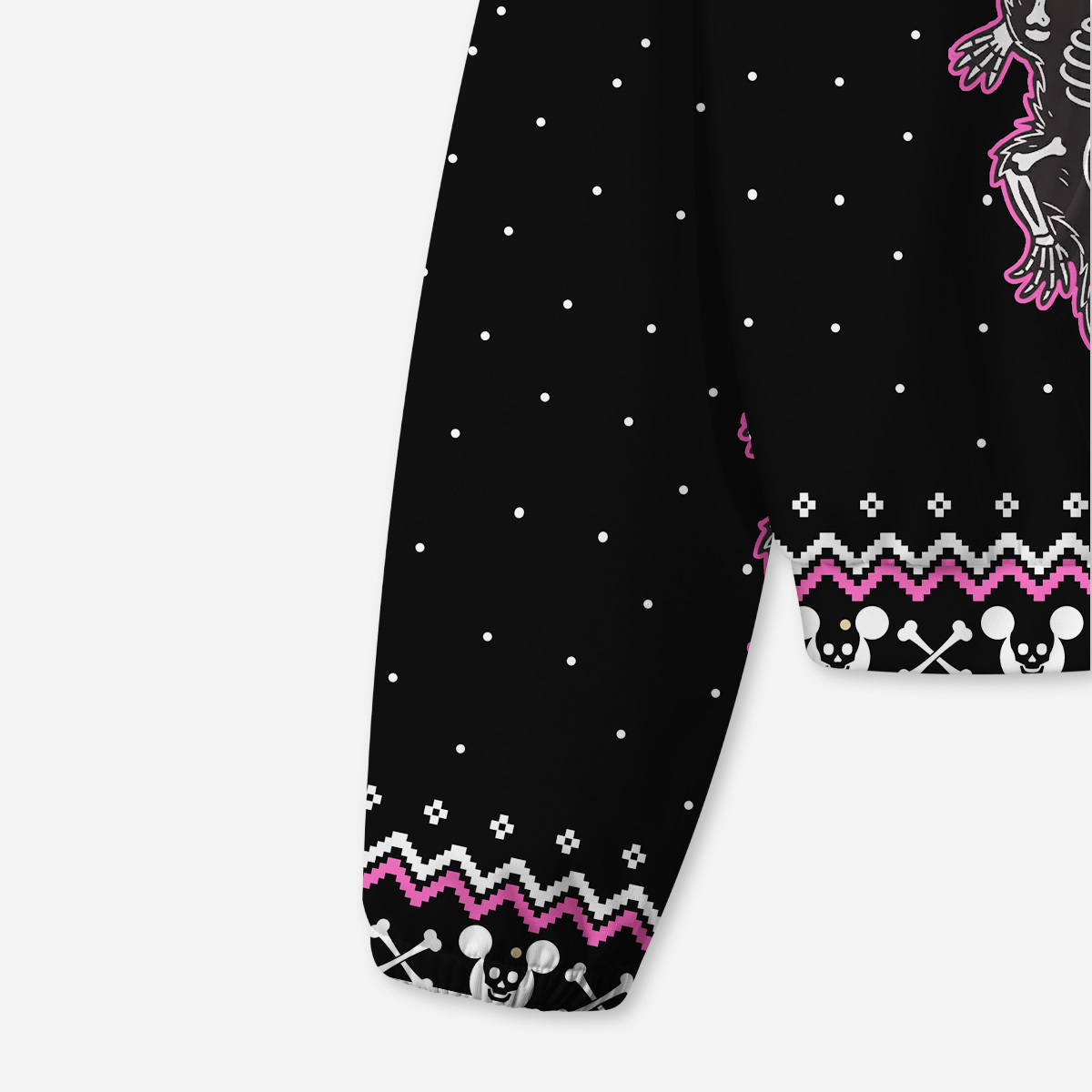 Purplehecate Moonlit Skeleton Rats All-Over Print Hoodie