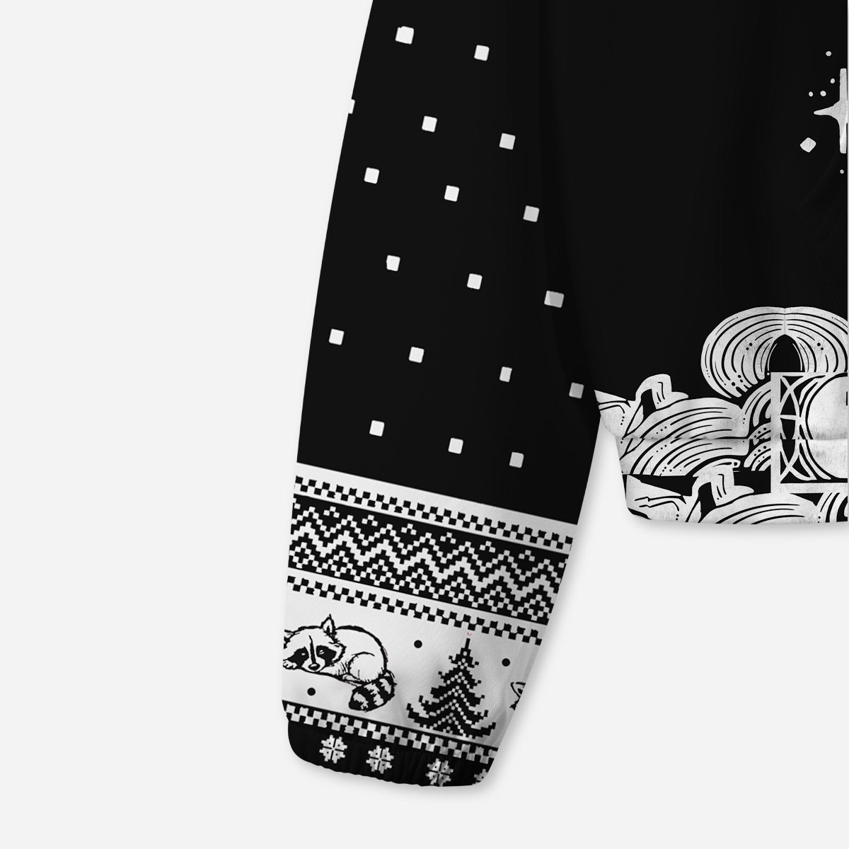 Purplehecate The Team Trash Raccoon Tarot All-Over Print Hoodie