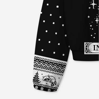 Purplehecate In My Feral Era Raccoon All-Over Print Hoodie