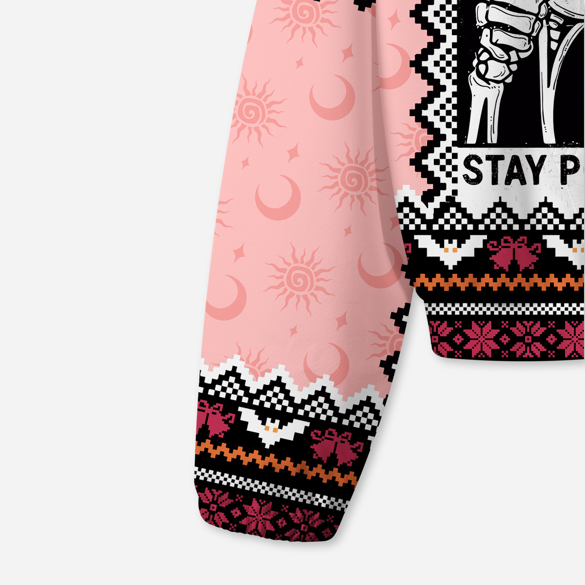 Purplehecate Stay Positive All-Over Print Hoodie