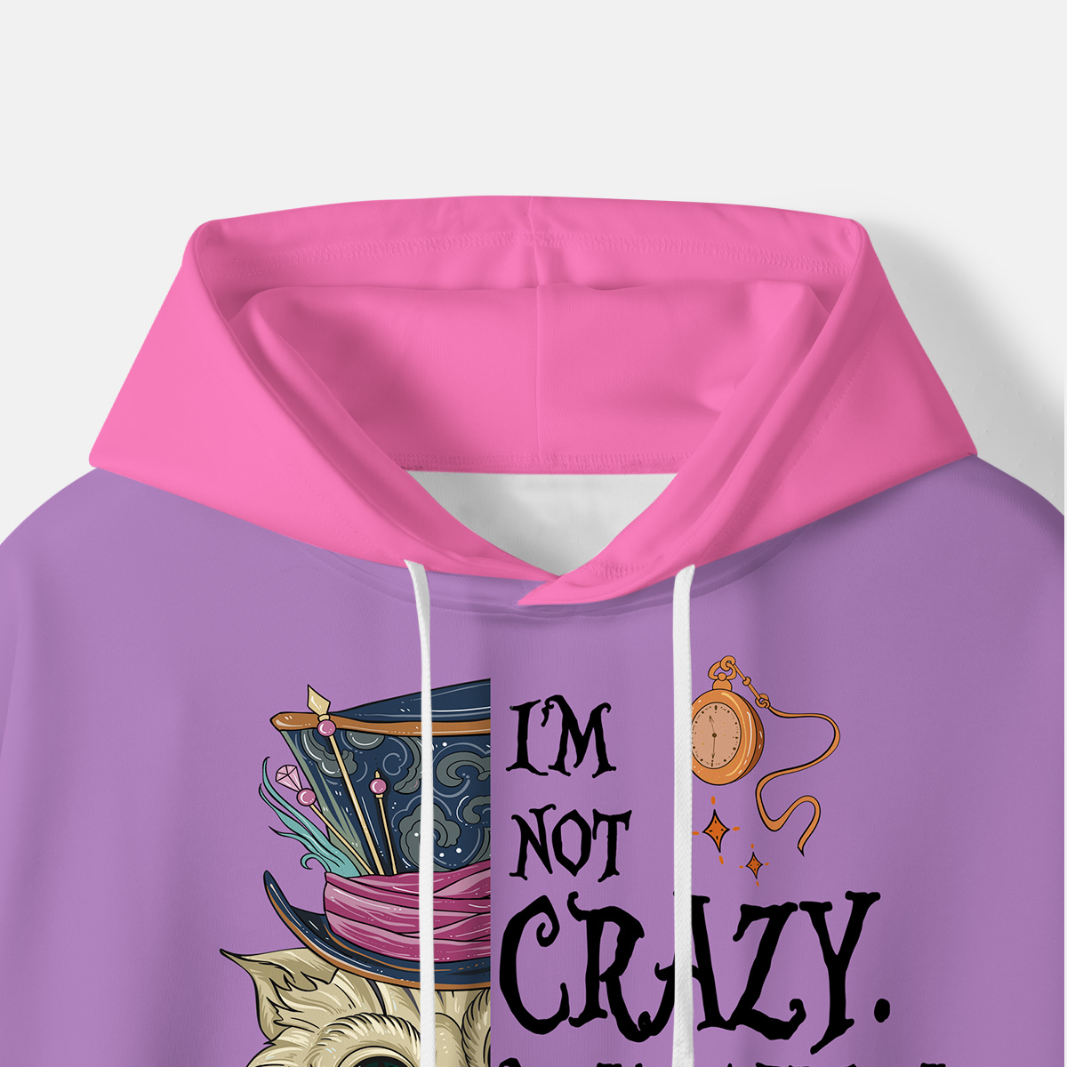 Purplehecate Unique Not Ordinary All-Over Print Hoodie