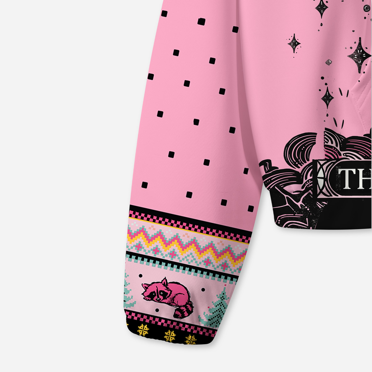 Purplehecate The Team Trash Raccoon & Possum Tarot All-Over Print Hoodie