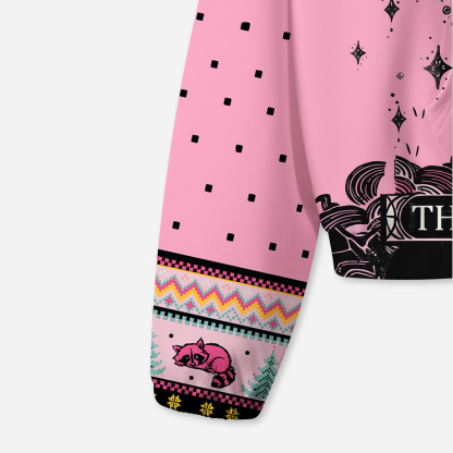 Purplehecate The Team Trash Raccoon & Possum Tarot All-Over Print Hoodie