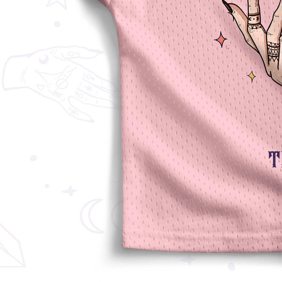 Purplehecate The Moon Made Me Do It Crop Sports Jersey