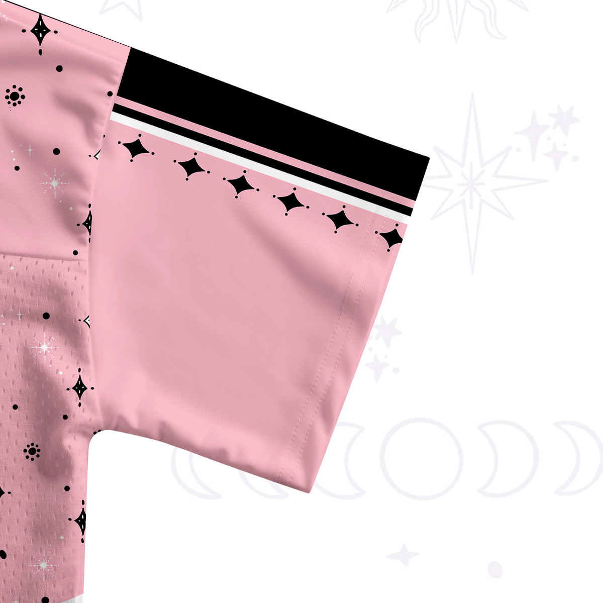 Purplehecate The Team Trash Crop Sports Jersey