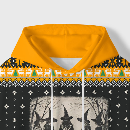 Purplehecate Girls Will Be Girls Witch All-Over Print Hoodie