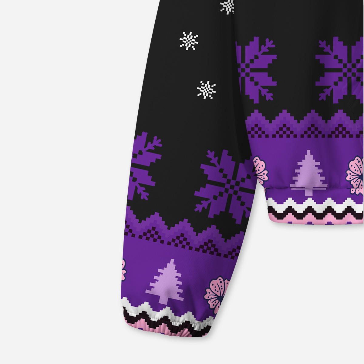 Purplehecate Moon Phase Bat All-Over Print Hoodie