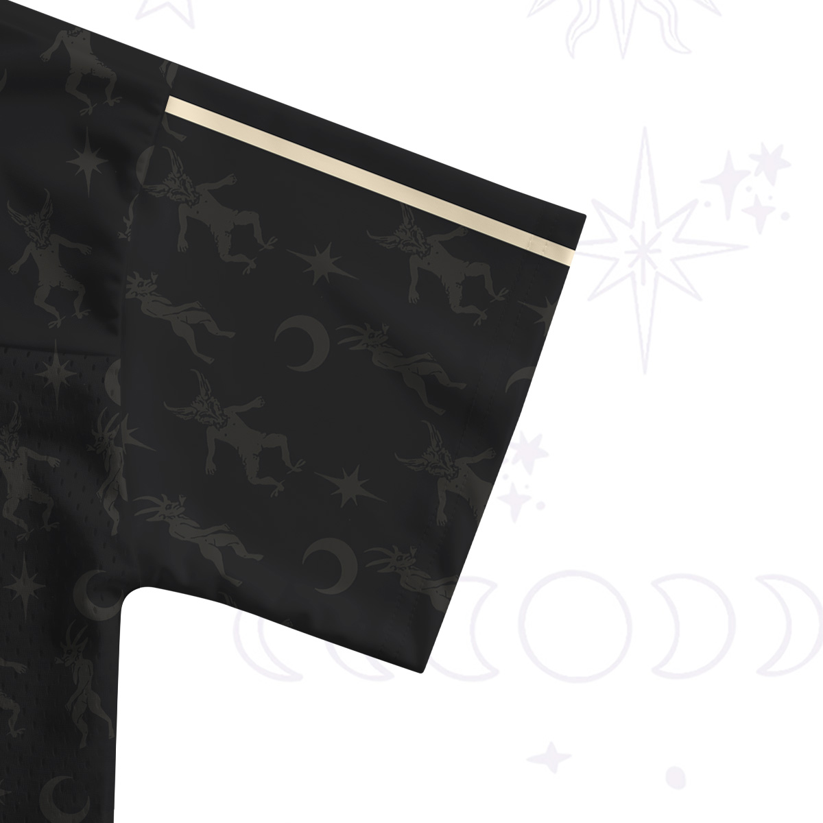 Purplehecate Live Laugh Lucifer With Wicked Delight Crop Sports Jersey