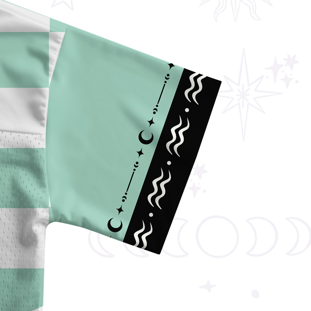 Purplehecate  Aquarius Spirit Zodiac Crop Sports Jersey