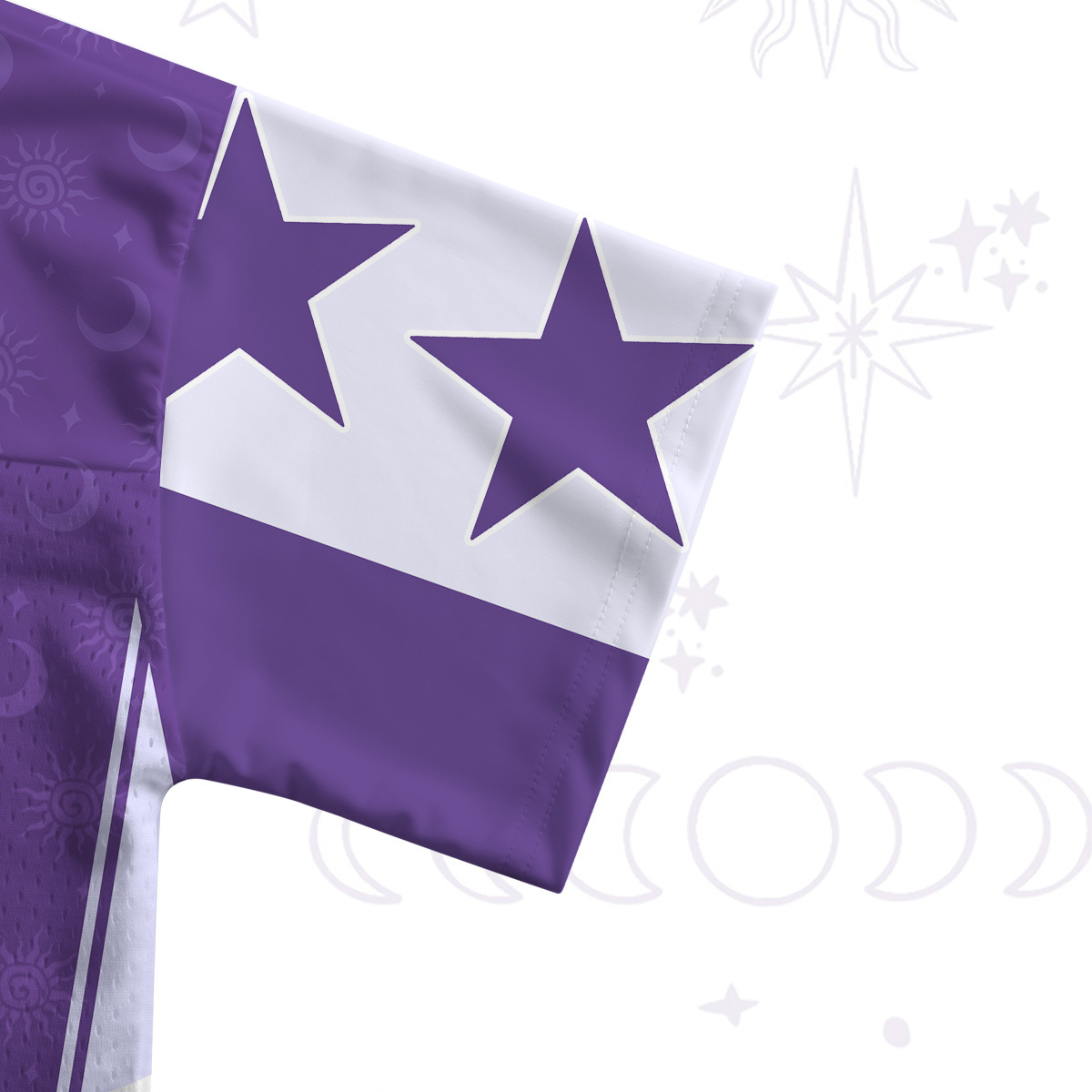 Purplehecate The Reader Skeleton Crop Sports Jersey