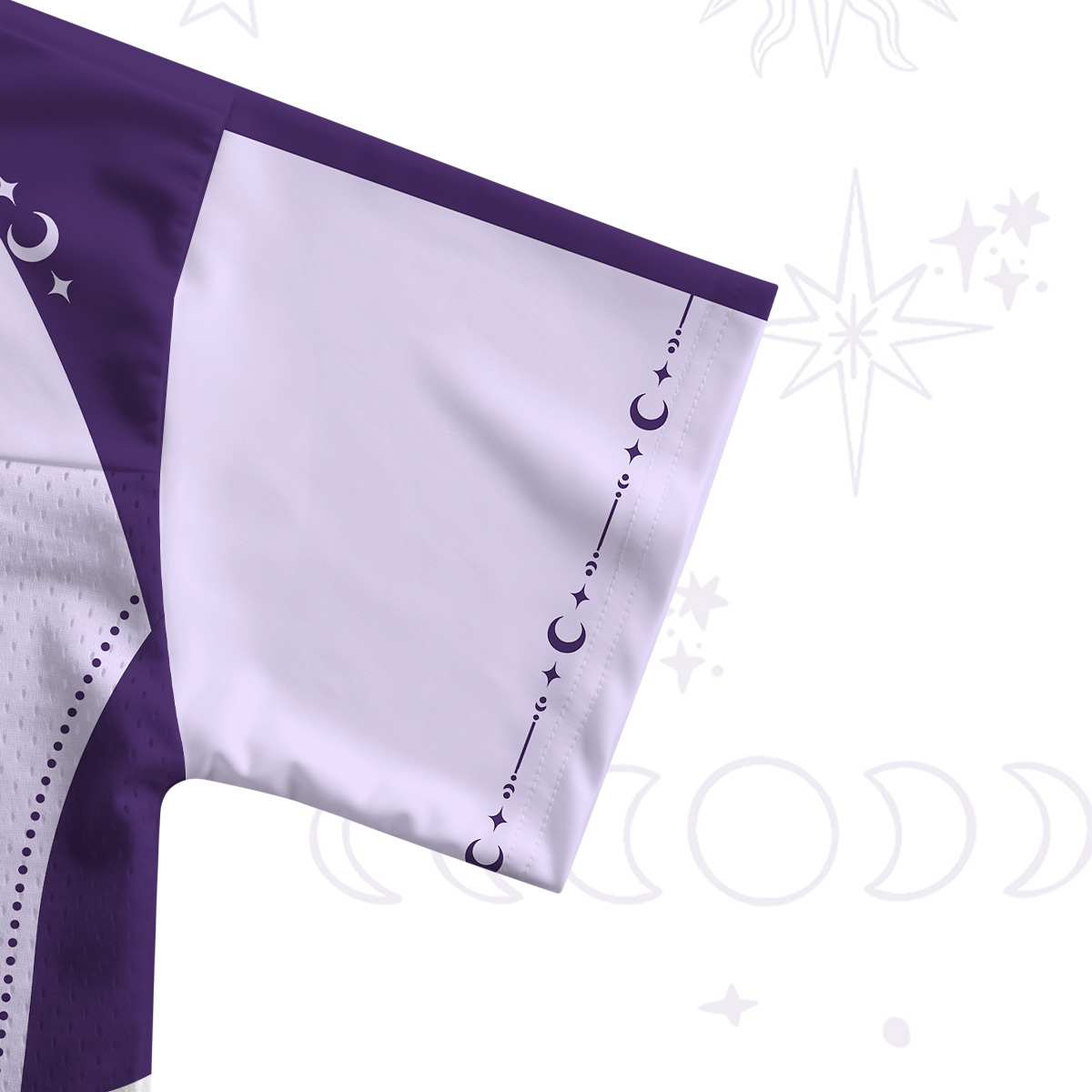 Purplehecate It's Just A Phase Crop Sports Jersey