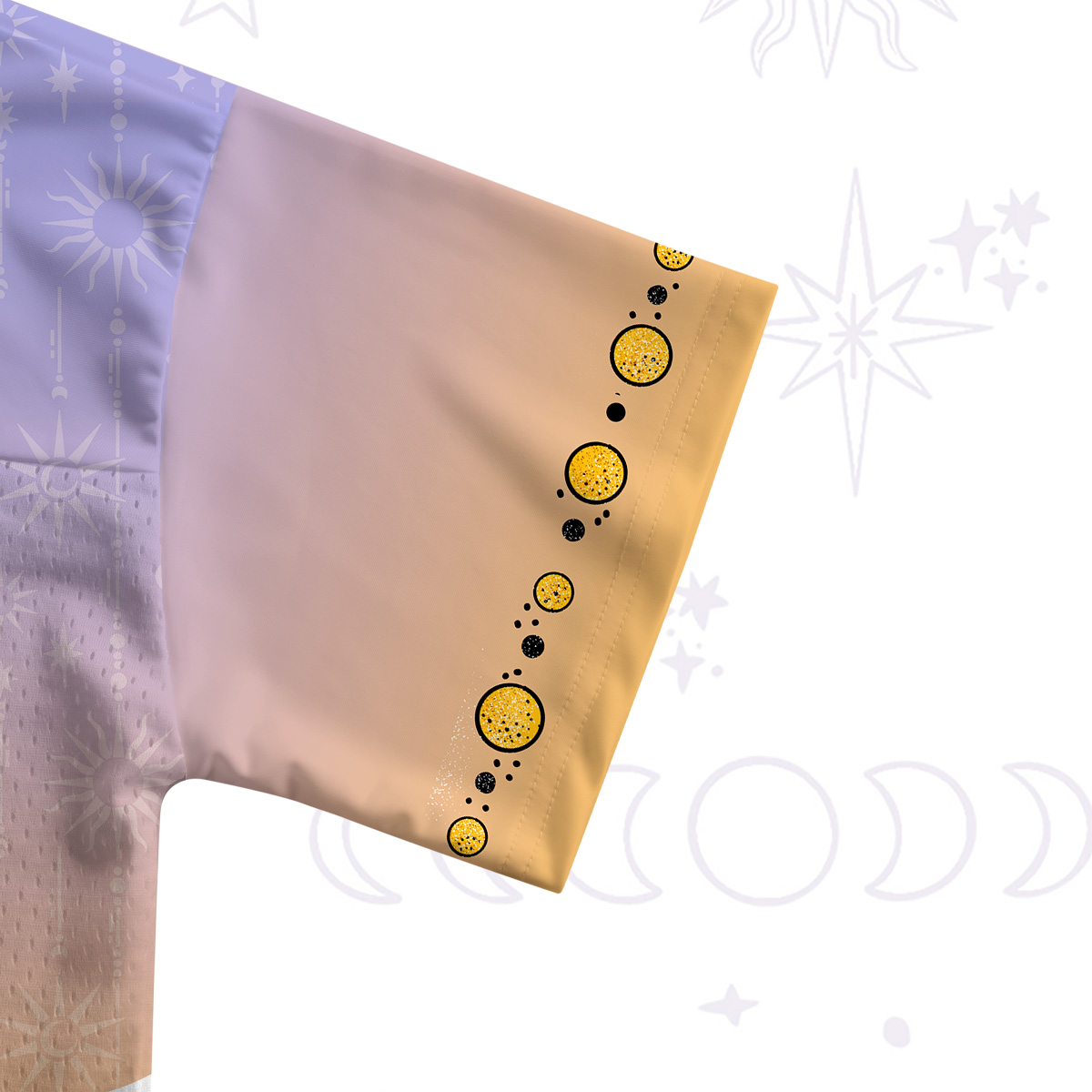 Purplehecate Aquarius Zodiac Crop Sports Jersey