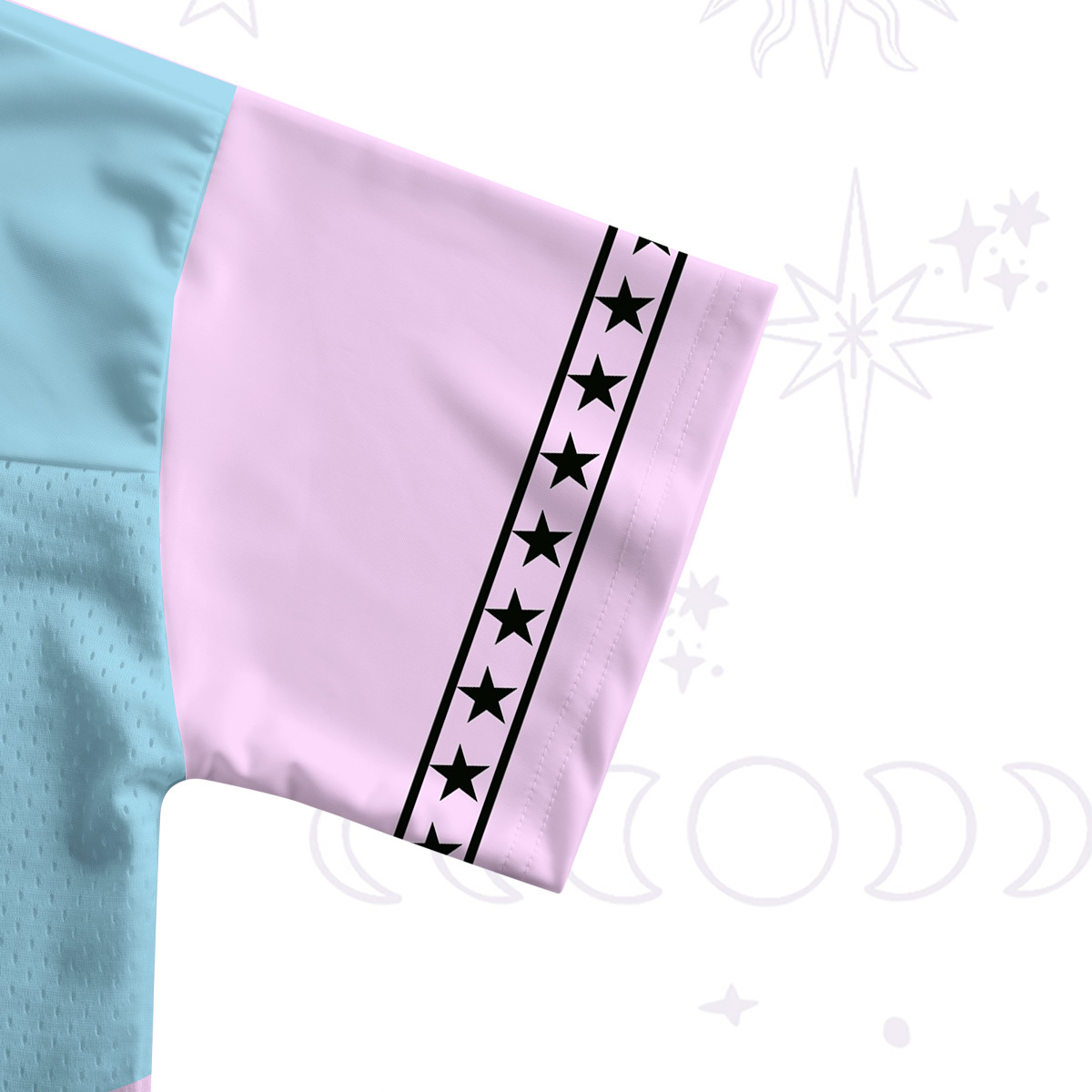 Purplehecate Moonlit Peaks of Starlight Crop Sports Jersey