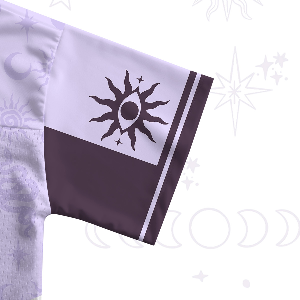 Purplehecate Occult Serpent 09 Stay Weird Crop Sports Jersey