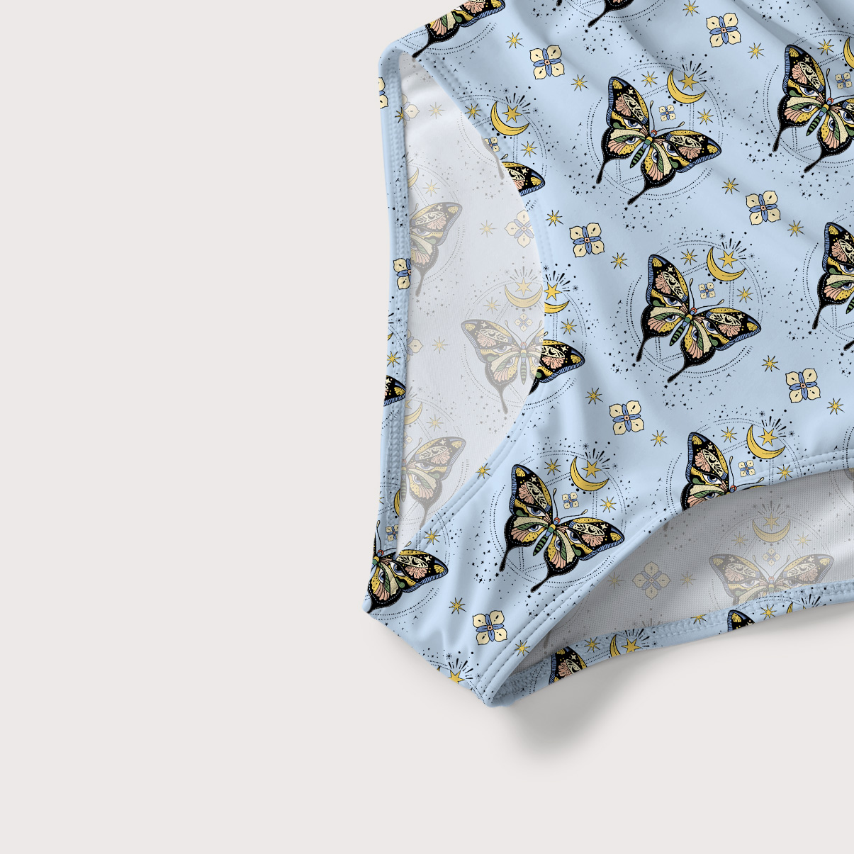 Purplehecate I Am Opening Slim-Strap Swimsuit