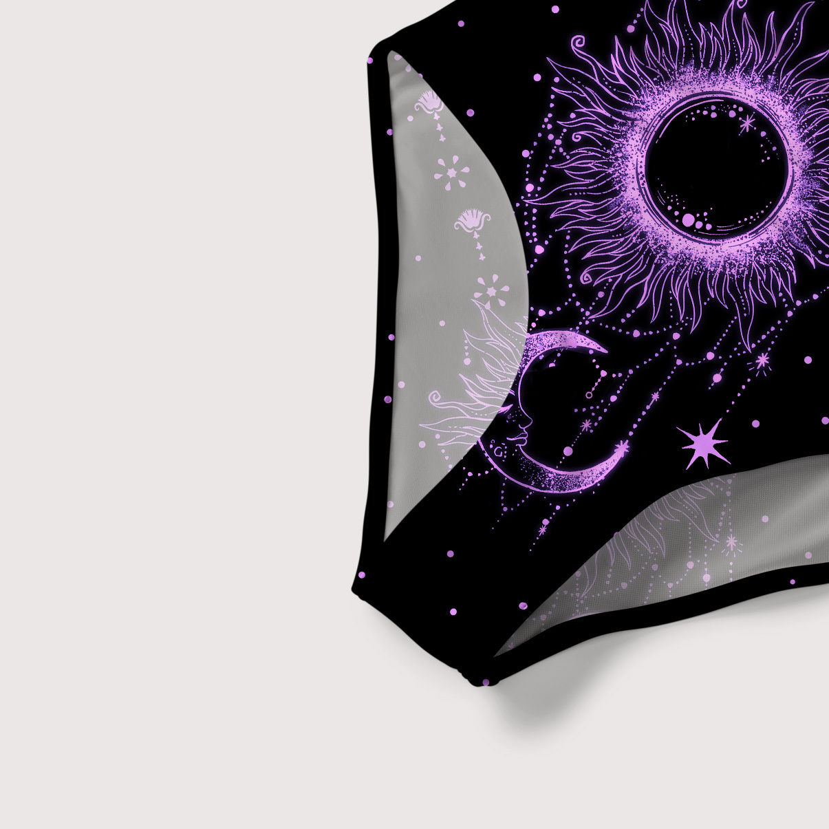 Purplehecate Radiance Of Sun And Moon Slim-Strap Swimsuit