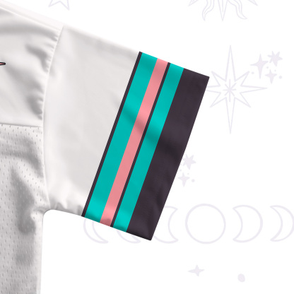 Purplehecate The Audacity Skeleton Crop Sports Jersey