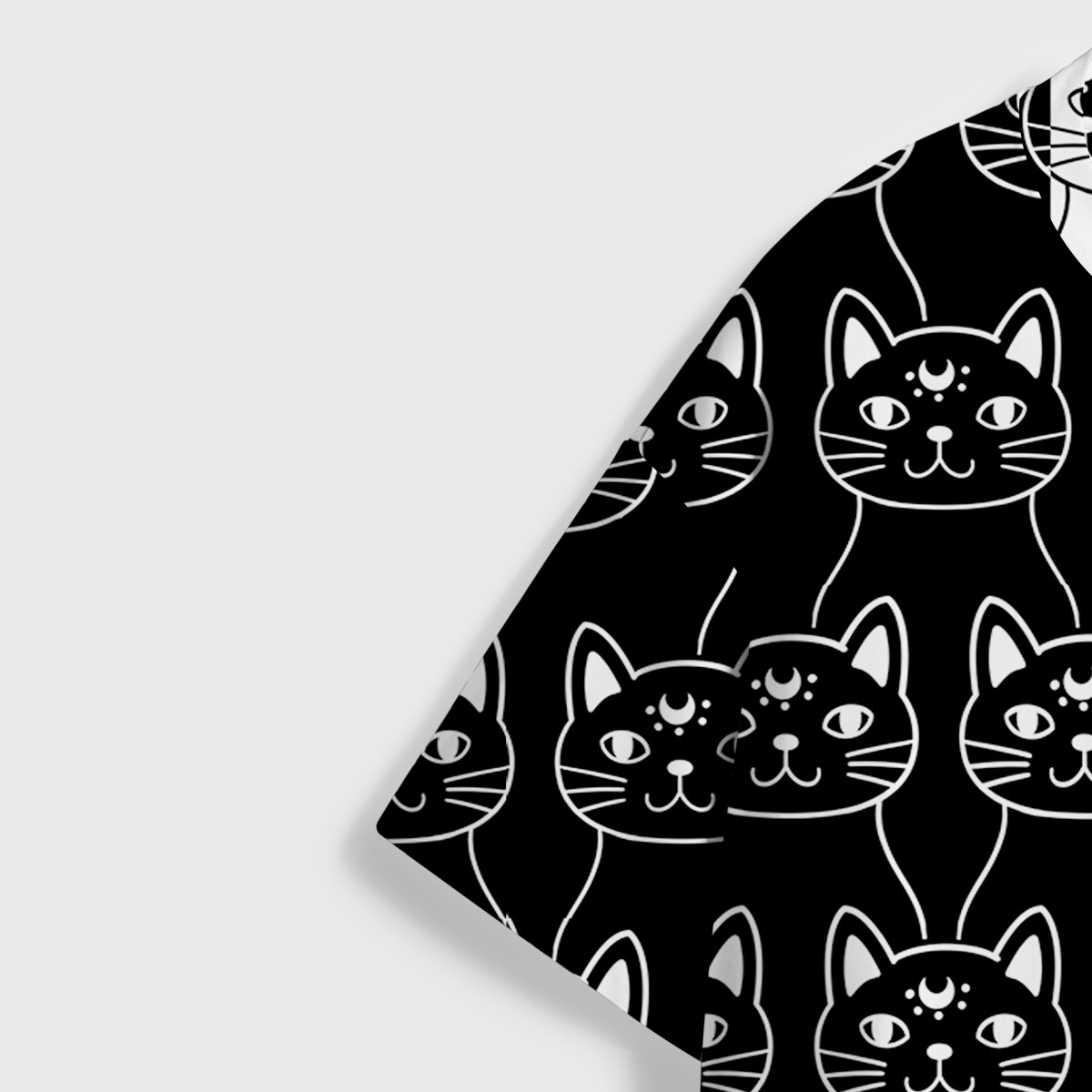 Purplehecate Sketchy Cat All Over Print T-Shirt