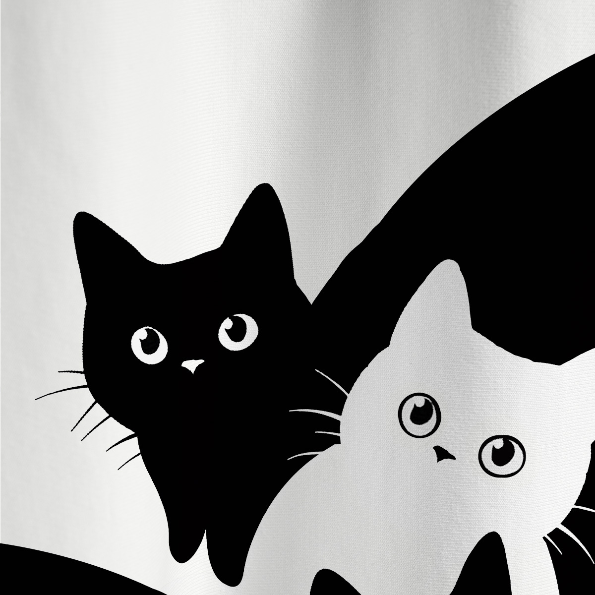 Purplehecate Curious Cats All Over Print T-Shirt