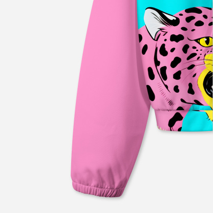 Purplehecate Savage Leopard Evil Eye All-Over Print Hoodie