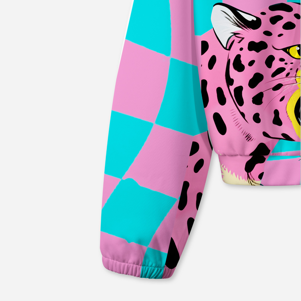 Purplehecate Savage Leopard Evil Eye All-Over Print Hoodie