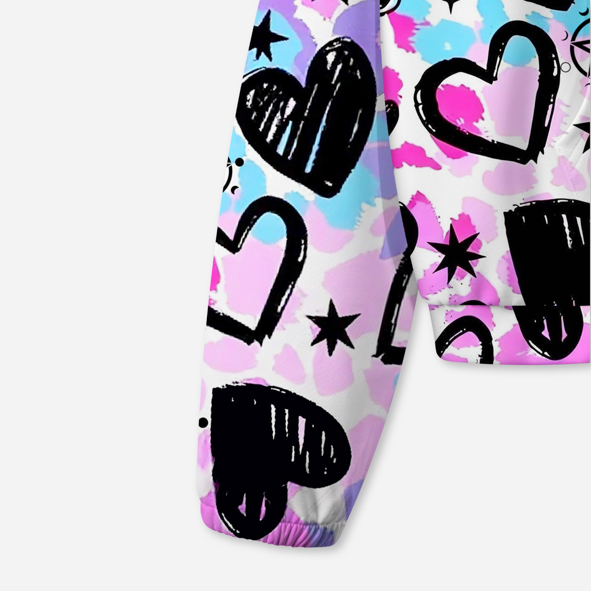 Purplehecate Heartful Magic All-Over Print Hoodie