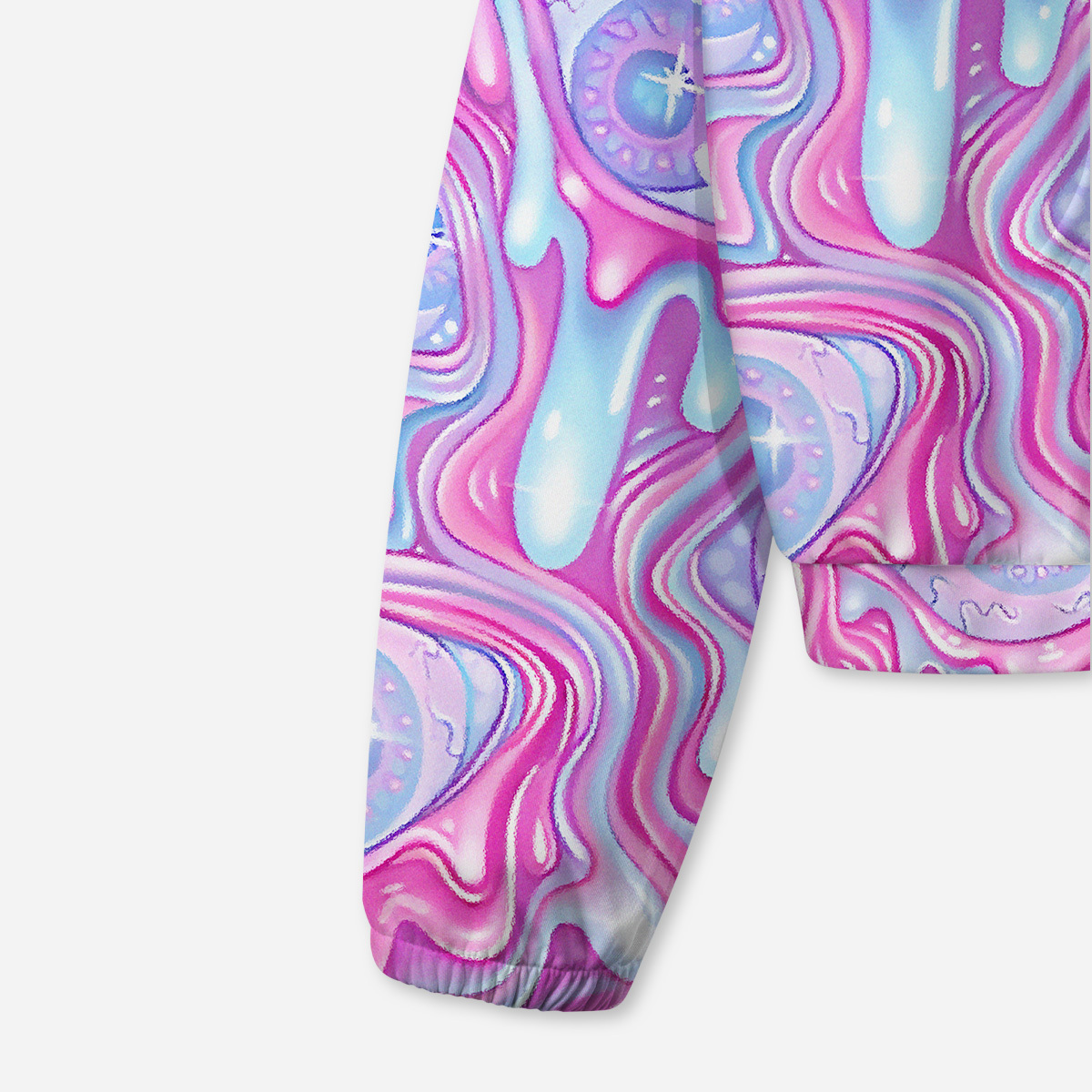 Purplehecate Pastel Flow Ocular All-Over Print Hoodie