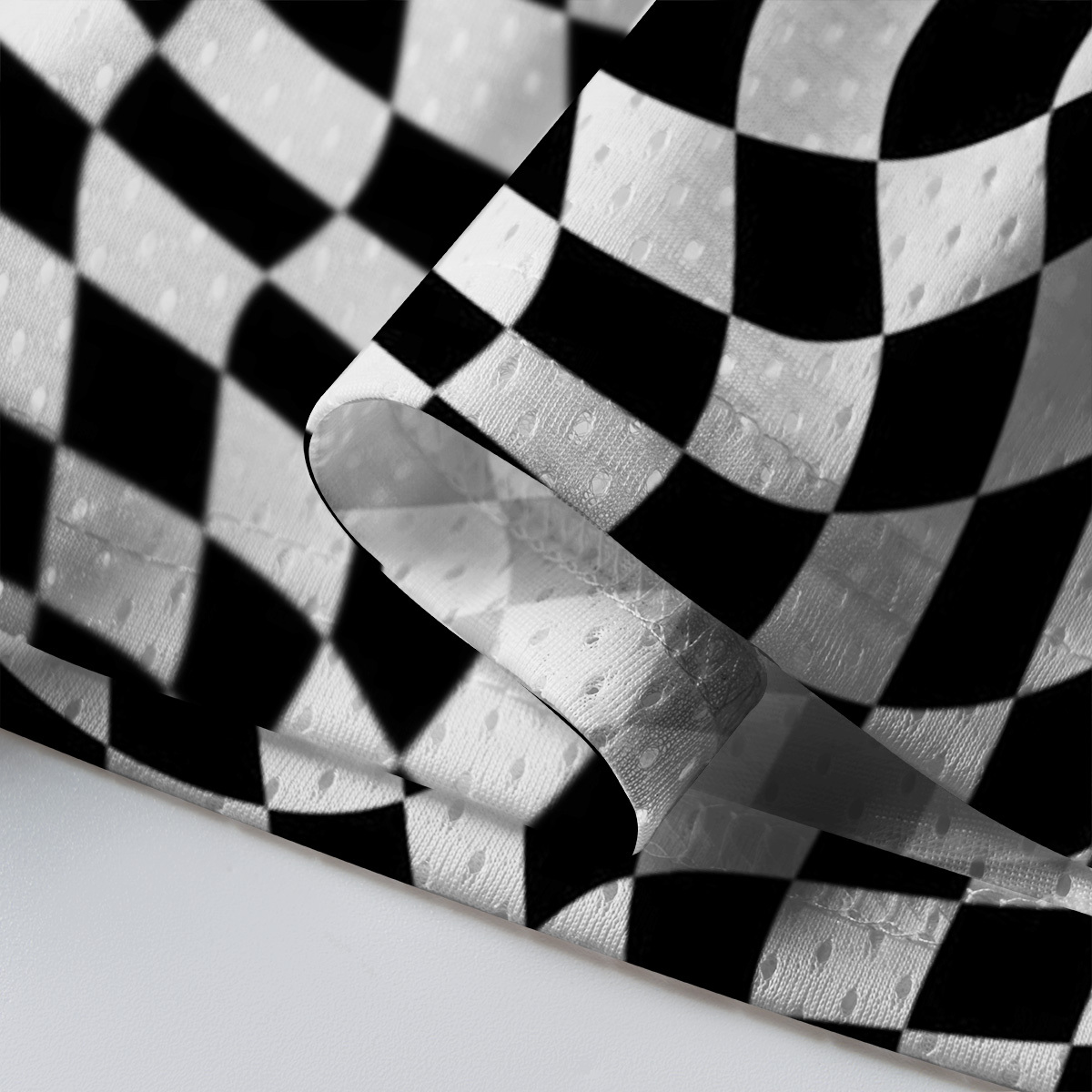 Purplehecate Trippy Rainbow Heart Eye Mesh Jersey