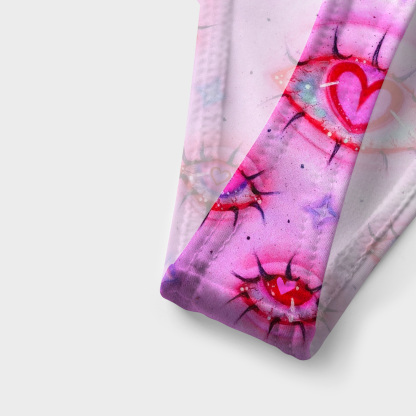 Purplehecate Mystic Love-Eye Versa-Tie Two-Piece Swimsuit