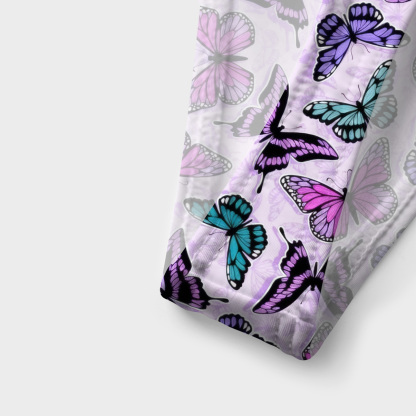 Purplehecate Whimsical Butterfly Versa-Tie Two-Piece Swimsuit