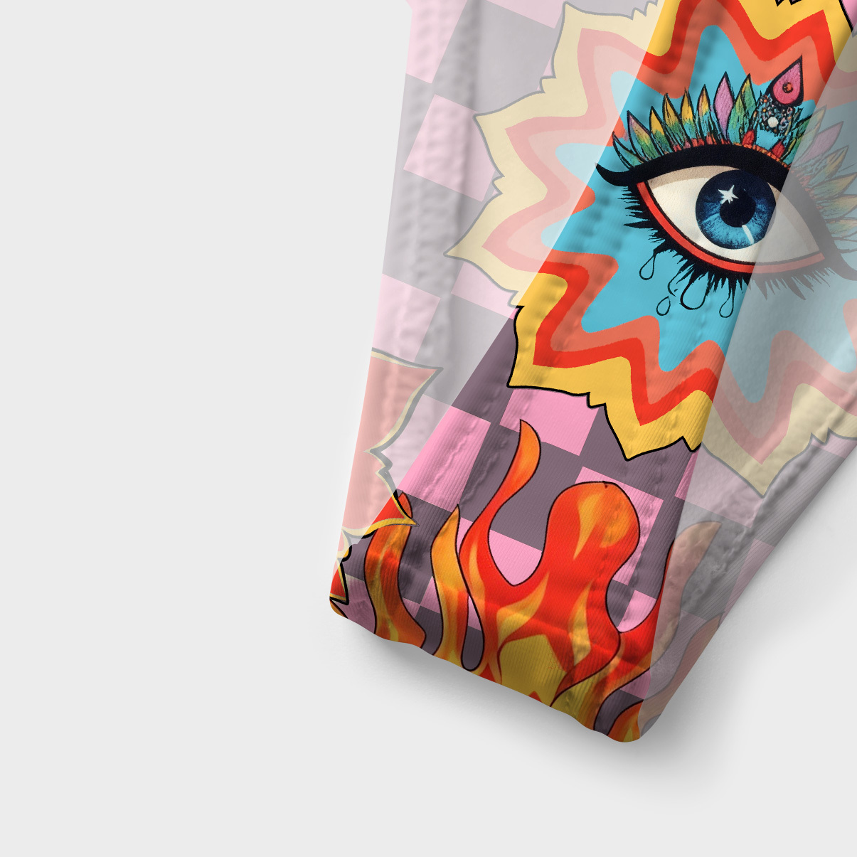 Purplehecate Awakening Flame Versa-Tie Two-Piece Swimsuit