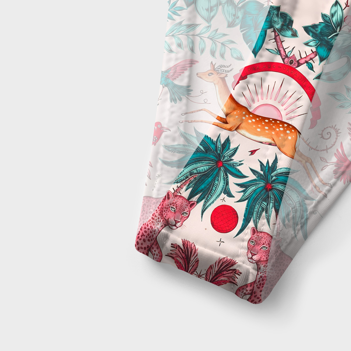 Purplehecate Enchanted Forest Pink Leopard Versa-Tie Two-Piece Swimsuit