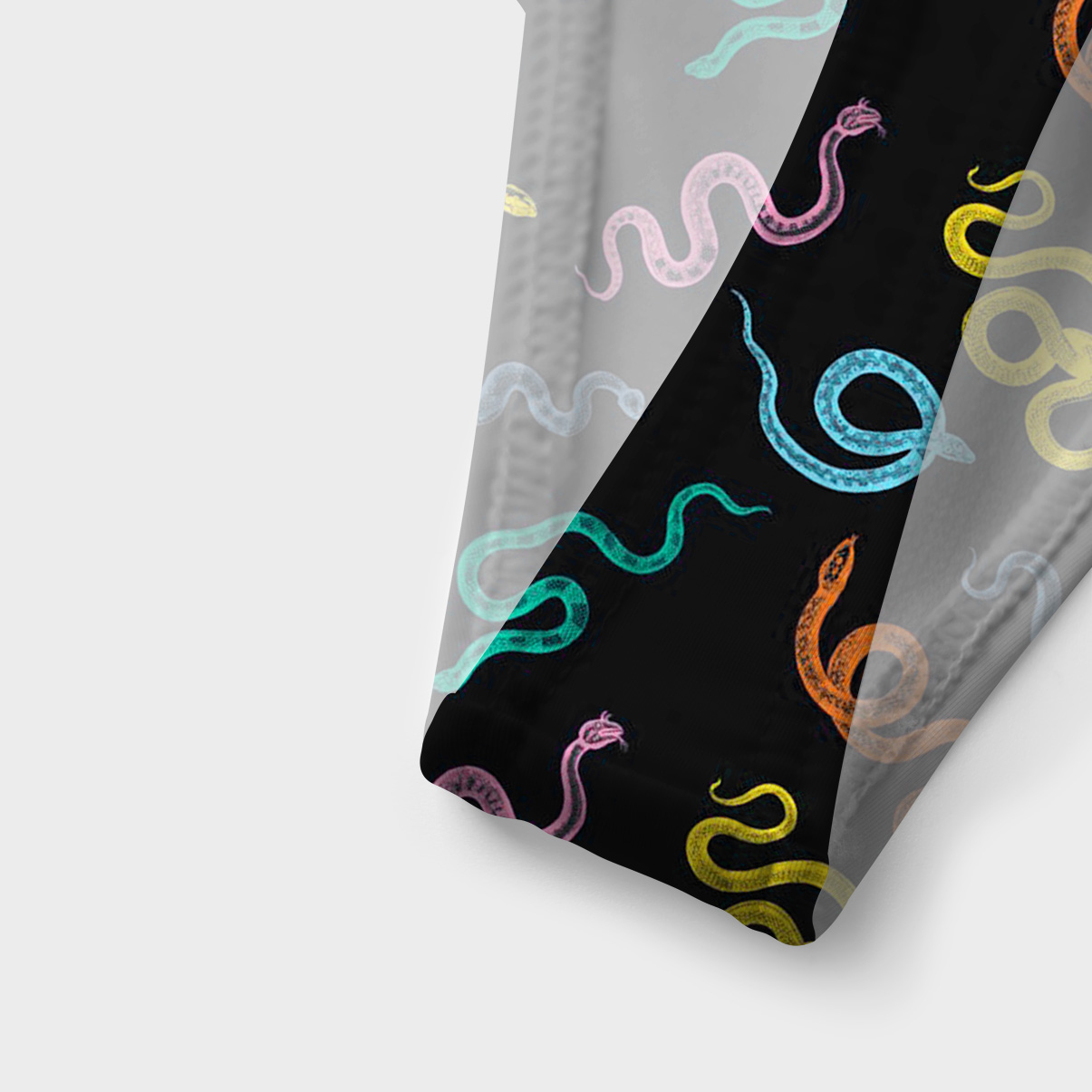 Purplehecate Colorful Trippy Snake Versa-Tie Two-Piece Swimsuit