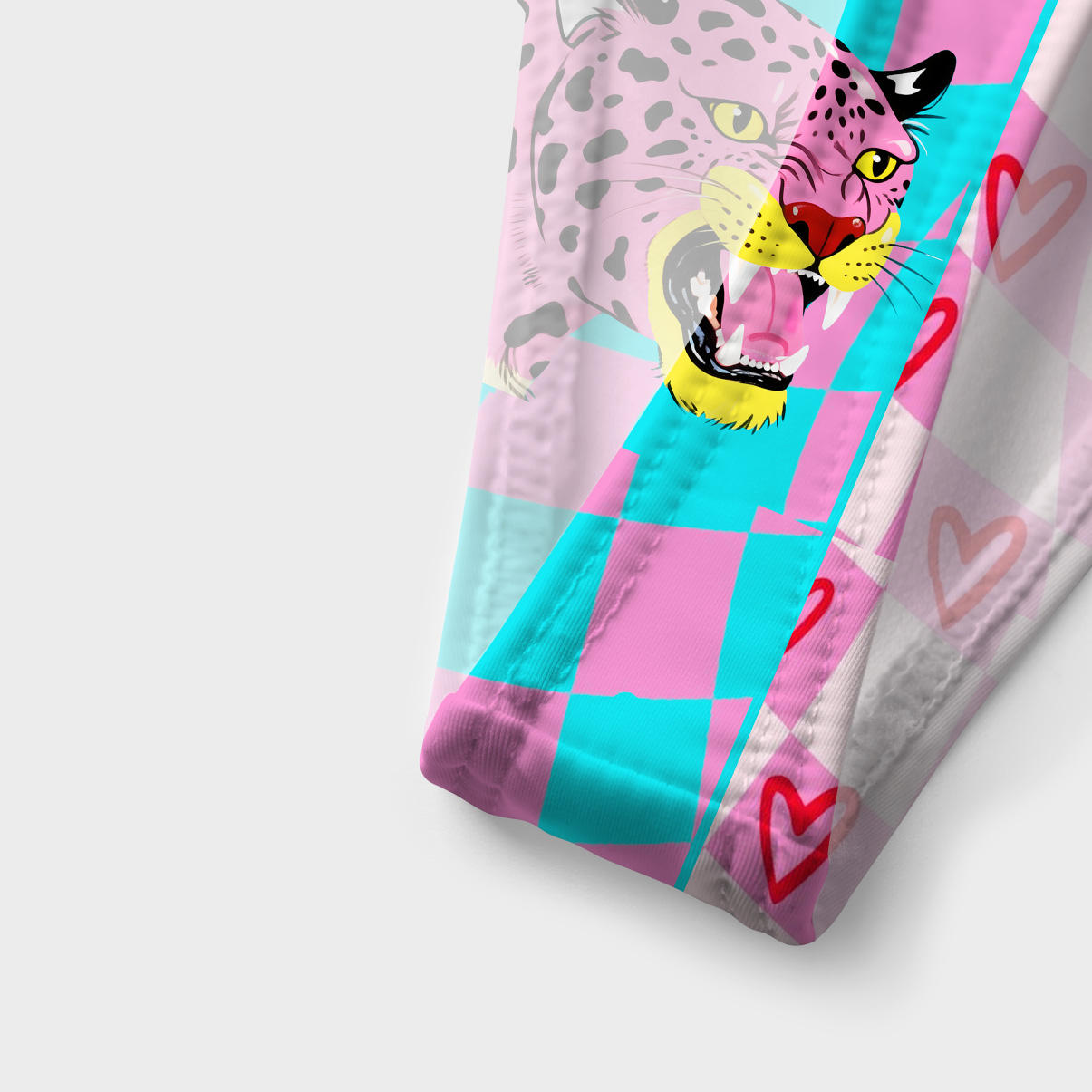 Purplehecate Savage Leopard Evil Eye Versa-Tie Two-Piece Swimsuit