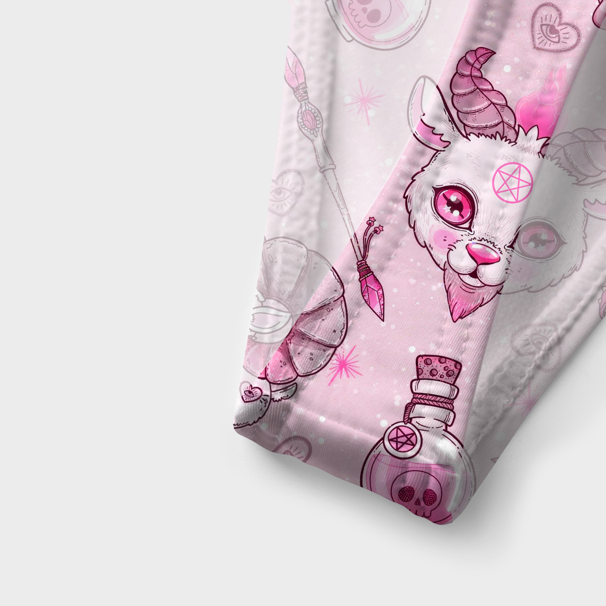 Purplehecate Pastel Occult Goat Versa-Tie Two-Piece Swimsuit